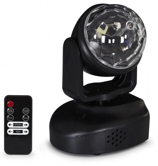 Moving Head LED RGBWAP 6x 1W - FONESTAR