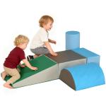Conjunto de 5 Blocos de Psicomotricidade para Crianças Blocos de Construção Brinquedo para Aprendizagem Multicor