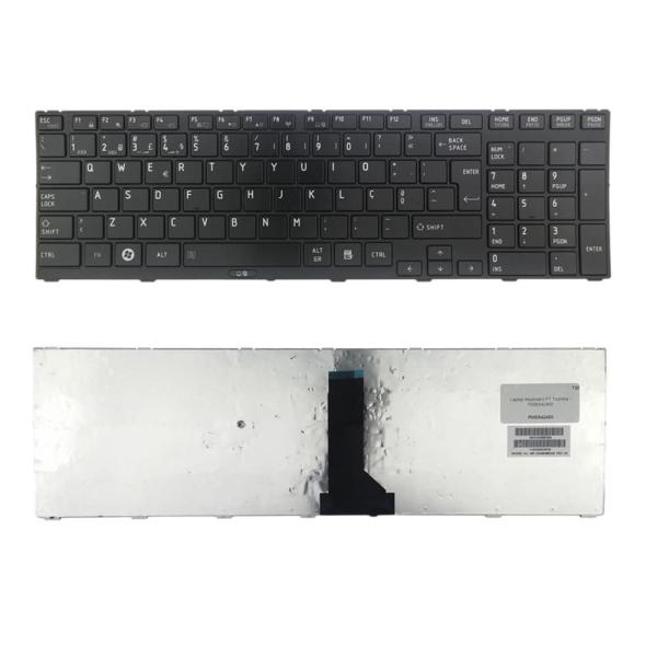 Teclado portátil Toshiba R800 Black c/Frame — Recondicionado