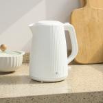 Jarro Elétrico 1,7 L 2200 W com Filtro Anticalcário Removível Desligamento Automático Base Giratória 360° Creme