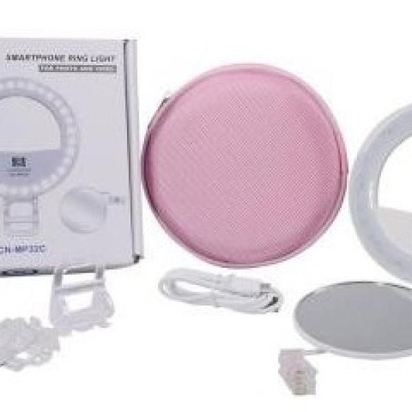 Iluminador LED MP - 32C 3.2W c/ Espelho (205Lm / 3200K - 5600K) - NANGUANG