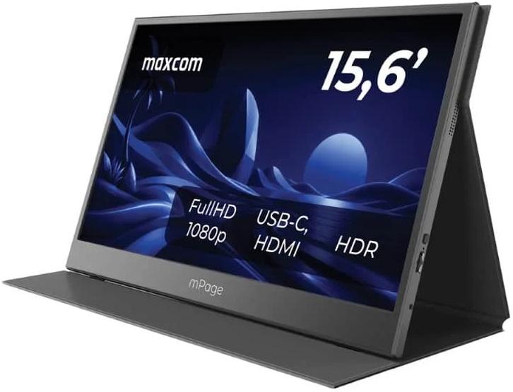 Monitor Portátil IPS 15,6 Mpage5 Full HD 60Hz - MAXCOM