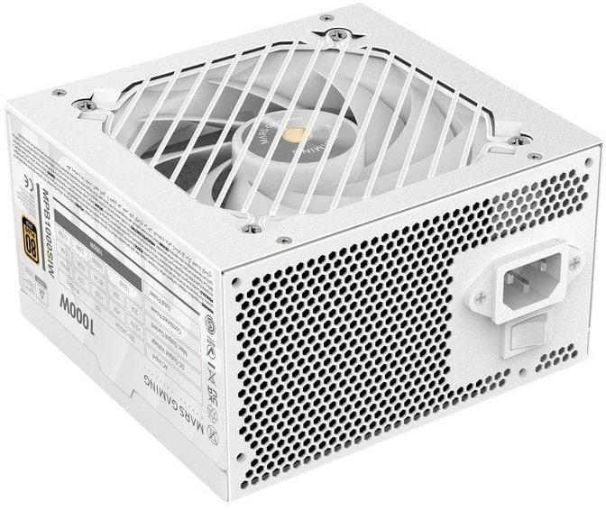 Fonte de Alimentação ATX MPB1000SI 1000W 80 Plus Gold (Branco) - MARS GAMING