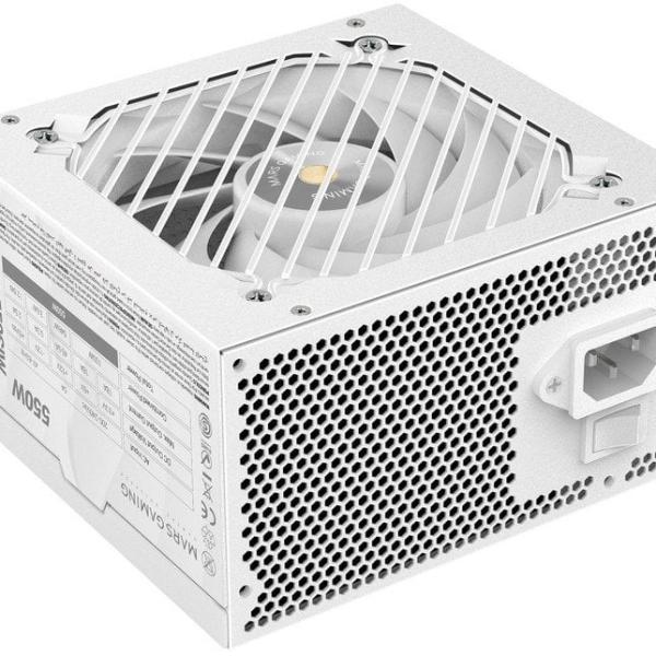 Fonte de Alimentação ATX MPB550SI 500W 80 Plus Bronze (Branco) - MARS GAMING