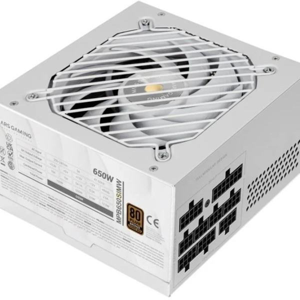 Fonte de Alimentação MPB650SIM 650W 80 Plus Bronze modular (Branco) - MARS GAMING