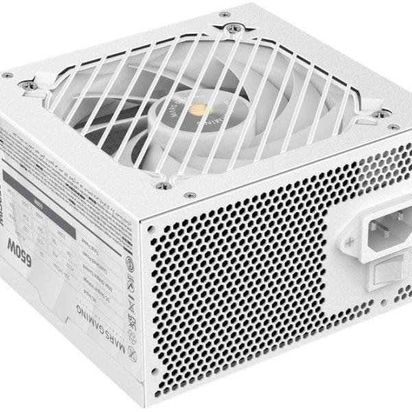 Fonte de Alimentação ATX MPB650SI 650W 80 Plus Bronze (Branco) - MARS GAMING