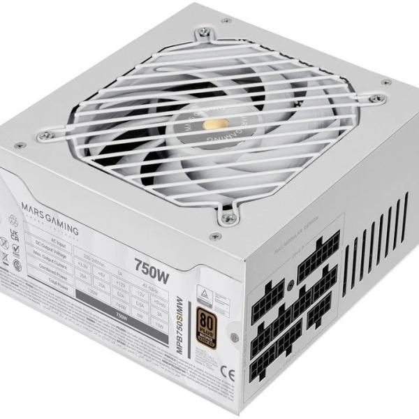 Fonte de Alimentação ATX MPB750SIM 750W 80 Plus Bronze Full Modular (Branco) - MARS GAMING