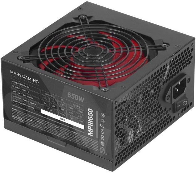 Fonte de Alimentação ATX MPIII650 650W (Preto) - MARS GAMING
