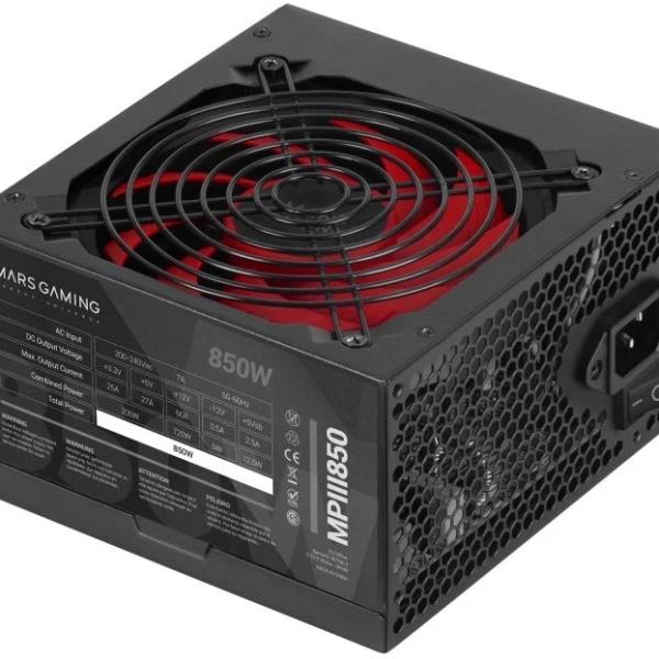 Fonte de Alimentação ATX MPIII850 850W (Preto) - MARS GAMING