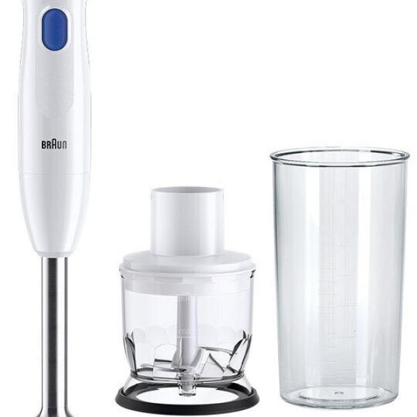 Varinha Mágica MultiQuick 1 Hand blender MQ10.201M WH 450W Branco + 2 Acessórios - BRAUN