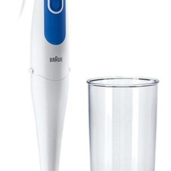 Varinha Mágica + Acessórios 0,6L 700W MQ 3000 Smoothie (Azul/Branco) - BRAUN