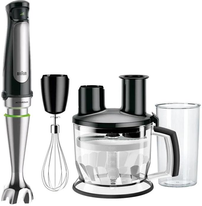 Varinha Mágica MultiQuick 7 MQ 1000W c/ Acessórios (Inox) - BRAUN
