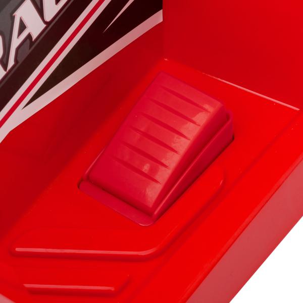 Quadriciclo Elétrico para Crianças com Reboque Bateria 6V de 18 - 36 Meses com Velocidade 2,5 km/h 106x41,5x48,5 cm Vermelho