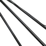 Candeeiro de Pé Moderno Candeeiro de Pé para Sala de Estar com Ecrã Redondo Tripé e Suporte para Lâmpada E27 Ø37x152 cm Branco e Preto
