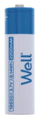 Pilha Recarregável 3,7V 2200mAh (ICR18650)