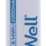 Pilha Recarregável 3,7V 2200mAh (ICR18650)