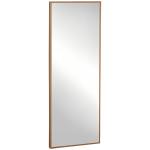 Espelho de Parede Espelho de Corpo Inteiro Estilo Moderno Decoração para Sala de Estar Dormitório Entrada 45x125 cm Madeira