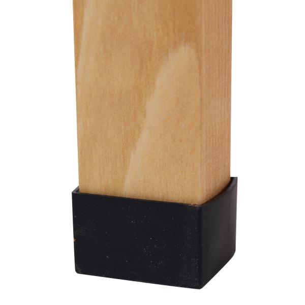 Mesa de Plantação em Madeira de 3 Níveis Mesa de Jardinagem com Placa Metálica 2 Prateleiras e Ganchos 76x37x89 cm Madeira