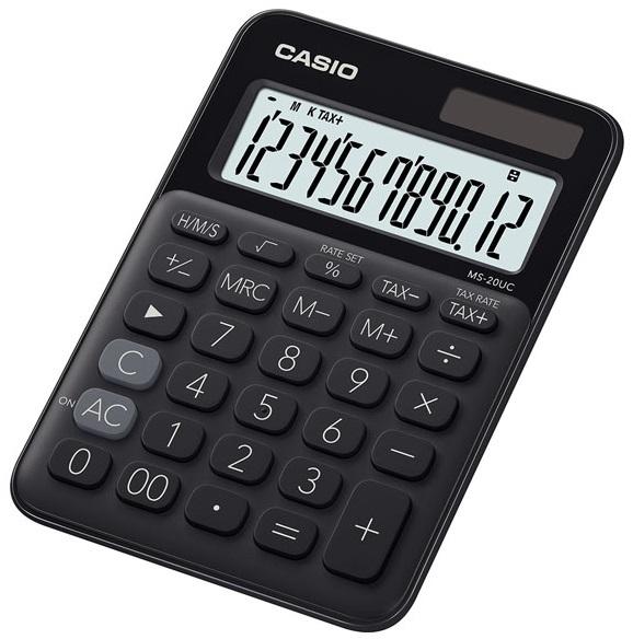 Calculadora de Secretária 12 Digitos (Preto) - CASIO