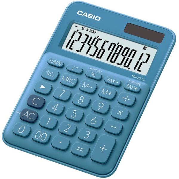 Calculadora de Secretária 12 Digitos (Azul) - CASIO