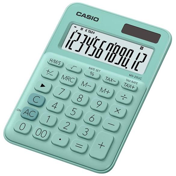 Calculadora de Secretária 12 Digitos (Verde) - CASIO