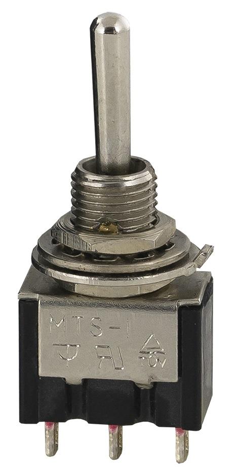 Interruptor Mini Alavanca (ON) - OFF - (ON) 3A 250V - Pressão