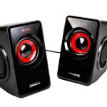 Colunas 10W RMS Vibro - Subwoofer Ultra Bass c/ Comando - MARS GAMING
