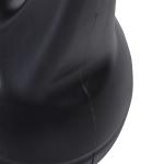 Peso Russo de 8 kg Kettlebell Preenchido de Areia com Punho Largo e Antiderrapante para Trenos em Casa e Ginásio 22x17x24 cm Preto