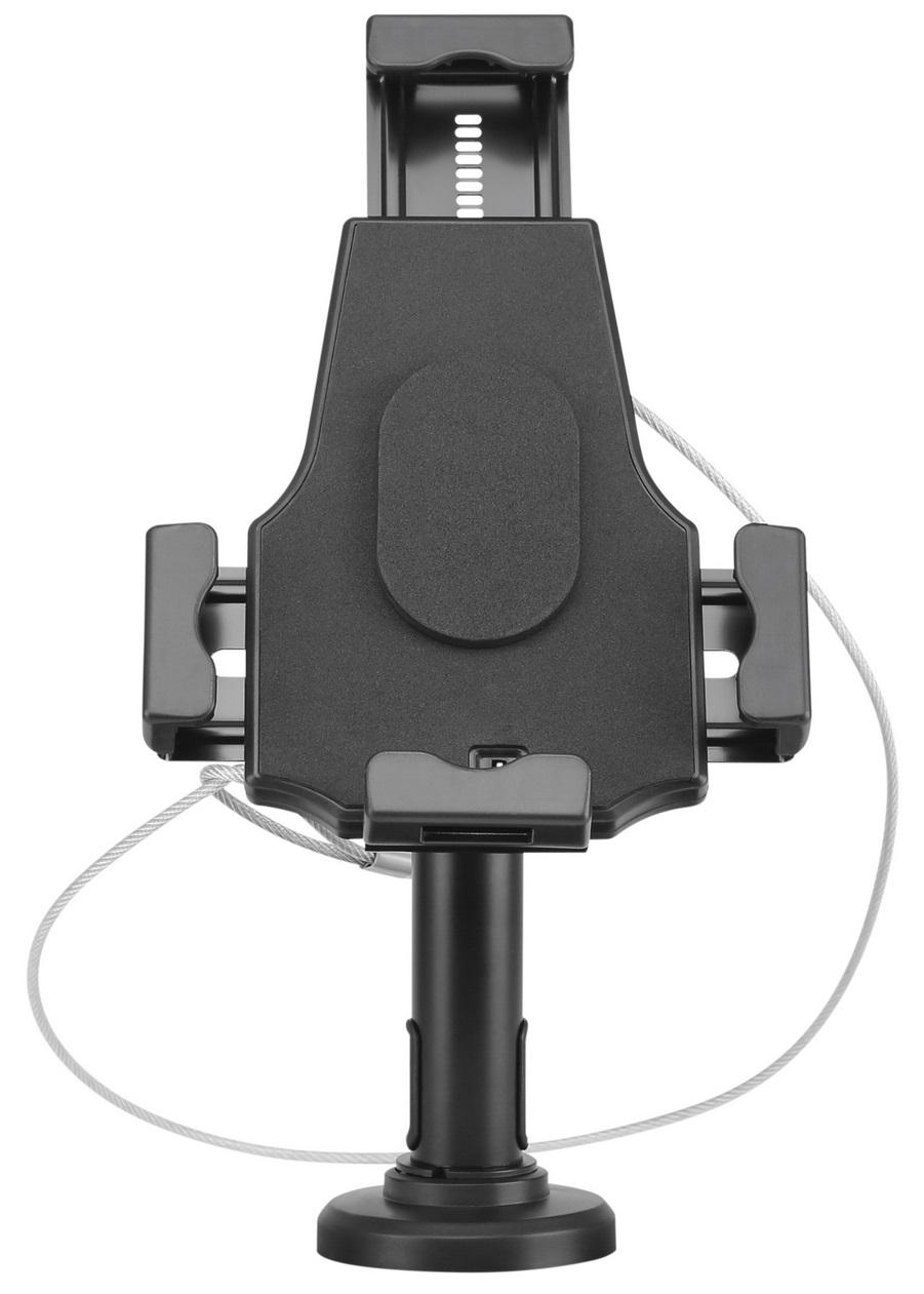 Suporte de Mesa/Parede Anti - Roubo Ajustável p/ Tablet (Preto) - AISENS