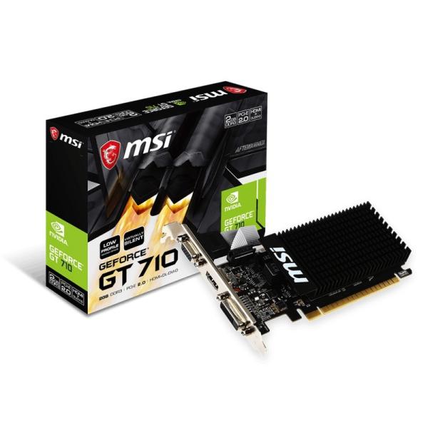 Placa Gráfica Geforce GT 710 2GB DDR3 - MSI