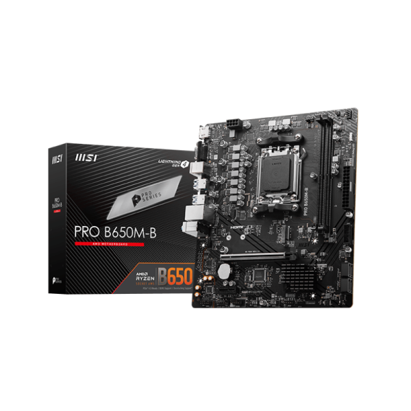 Motherboard MSI PRO B650M - B mATX 4xDDR5 Socket AM5