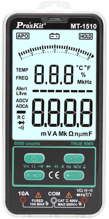 Multímetro Digital de Bolso 3 5/6 Dígitos True RMS - Proskit
