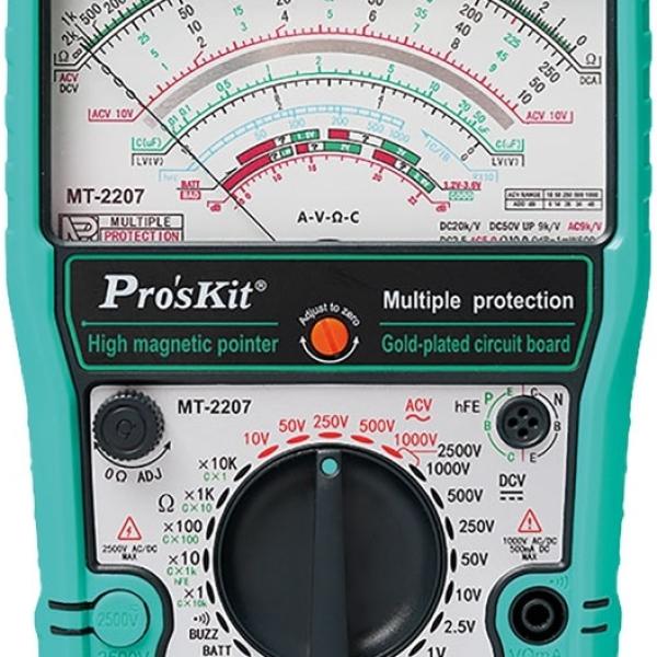 Multímetro Analógico c/ Função de Proteção - Proskit