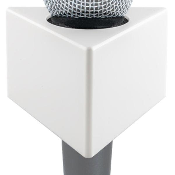 Triângulo p/ Microfone de Mão (Branco) - FONESTAR