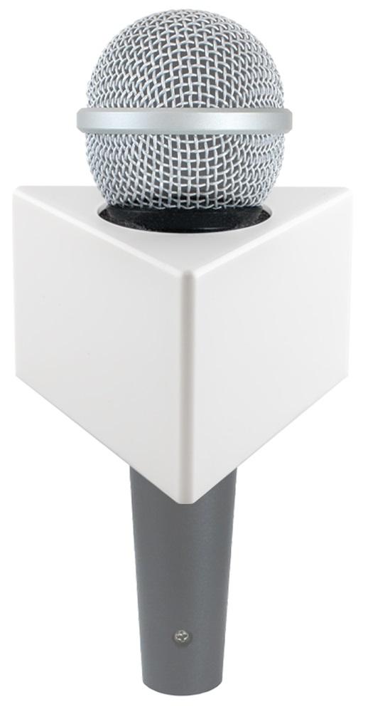 Triângulo p/ Microfone de Mão (Branco) - FONESTAR