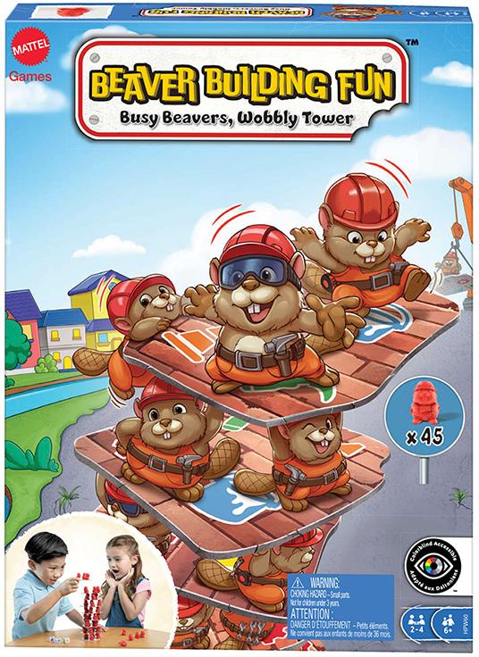 Jogo de Tabuleiro Castores em Movimento - MATTEL