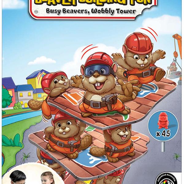 Jogo de Tabuleiro Castores em Movimento - MATTEL