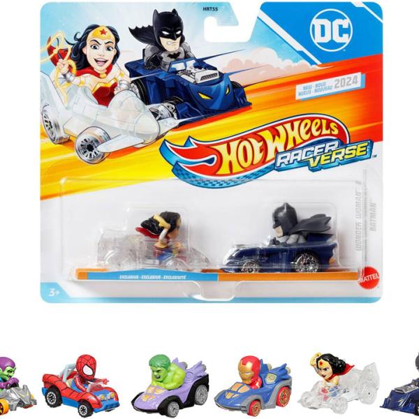 Hot Wheels Racerverse Pack 2 Carros Personagem Sort. - MATTEL