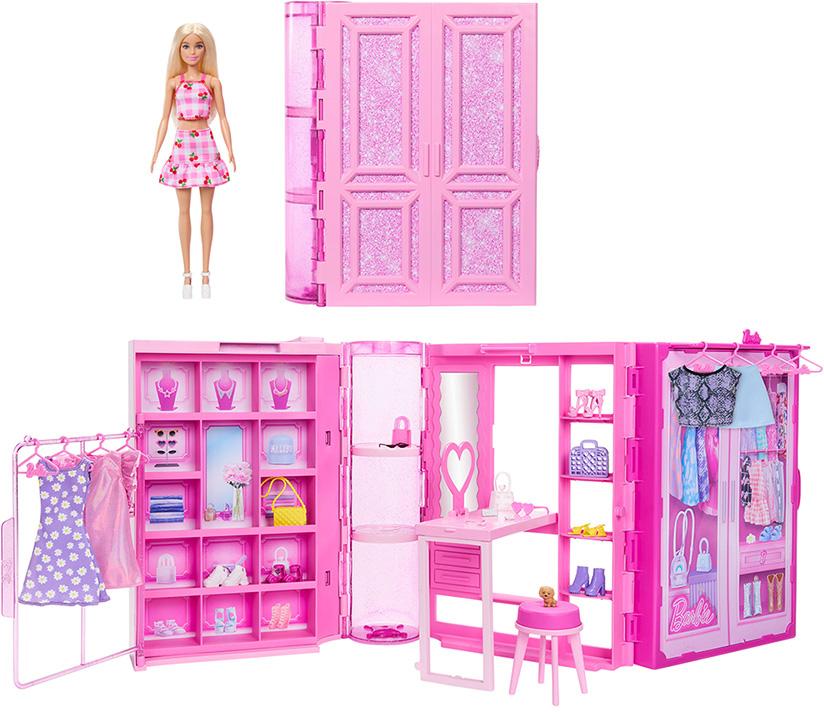 Barbie Boneca Armário de Sonho e Roupa - MATTEL