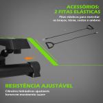 Máquina de Step Stepper Up - Down Máquina de Paso com 2 pedais ajustáveis para os pés 40x48x118cm