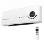 Aquecedor Elétrico de Baixo Consumo de Parede 2000W com 3 Modos Ecrã LED Termostato Temporizador e Oscilação Branco