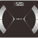 Balança de WC Digital Bluetooth (Preto) - MUVIP