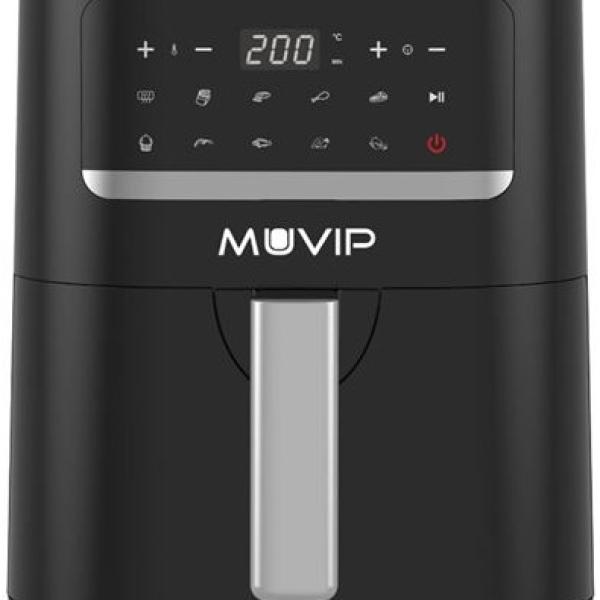 Fritadeira Air Fryer 4,5L 1600W (Preto) - MUVIP