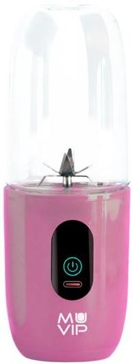 Liquidificadora Portátil 120W 460ml (Rosa) - MUVIP