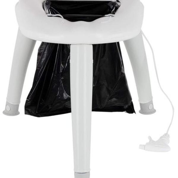 Sanita Portátil c/ Saco 4L + Pulverizador (Branco) - MUVIP