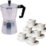 Cafeteira Italiana Alumínio (6 Chávenas) - MUVIP