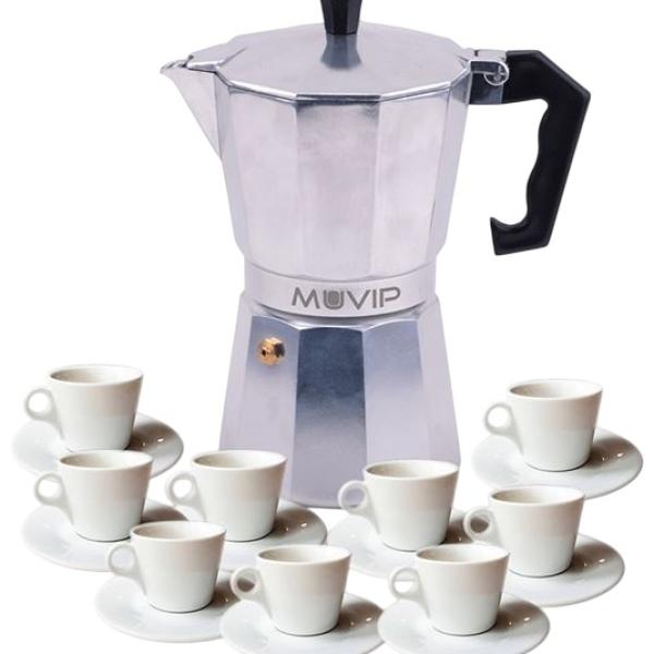 Cafeteira Italiana Alumínio (9 Chávenas) - MUVIP