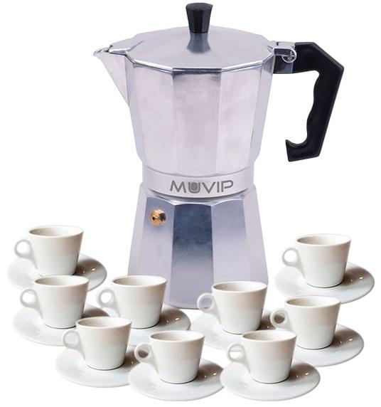 Cafeteira Italiana Alumínio (9 Chávenas) - MUVIP