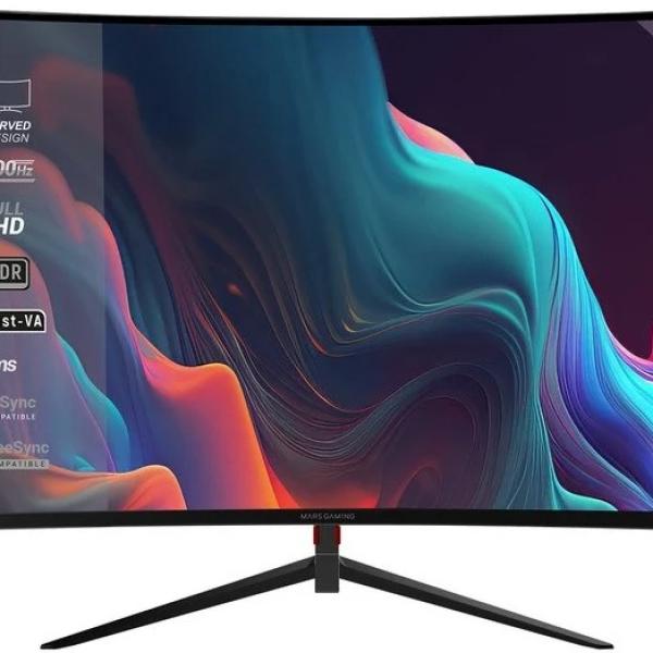 Monitor Curvo 27 MV - 27C Full HD (Preto) - MARS GAMING