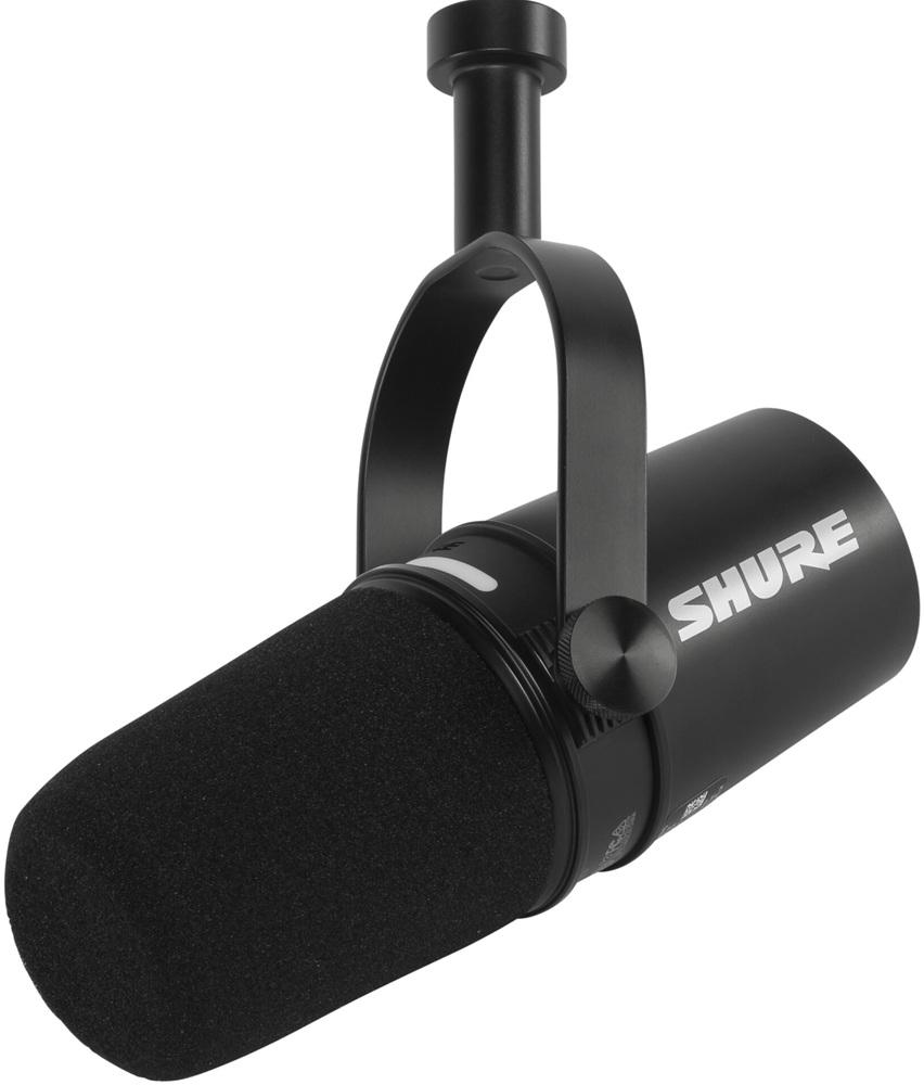 Microfone Dinâmico USB - C/XLR MV7+ (Preto) - SHURE